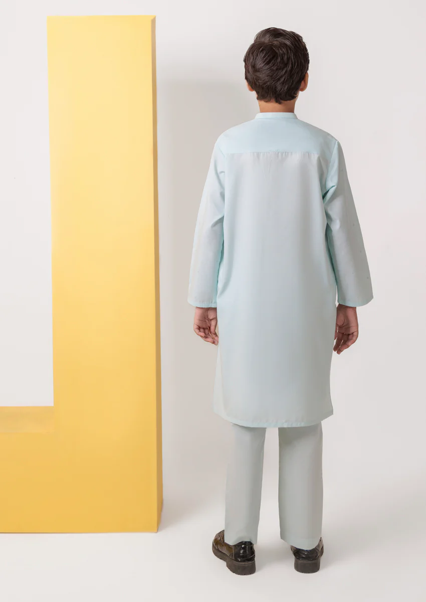 Cyan-Blended-Kurta Trouser - (B25KP2033) - Image 2