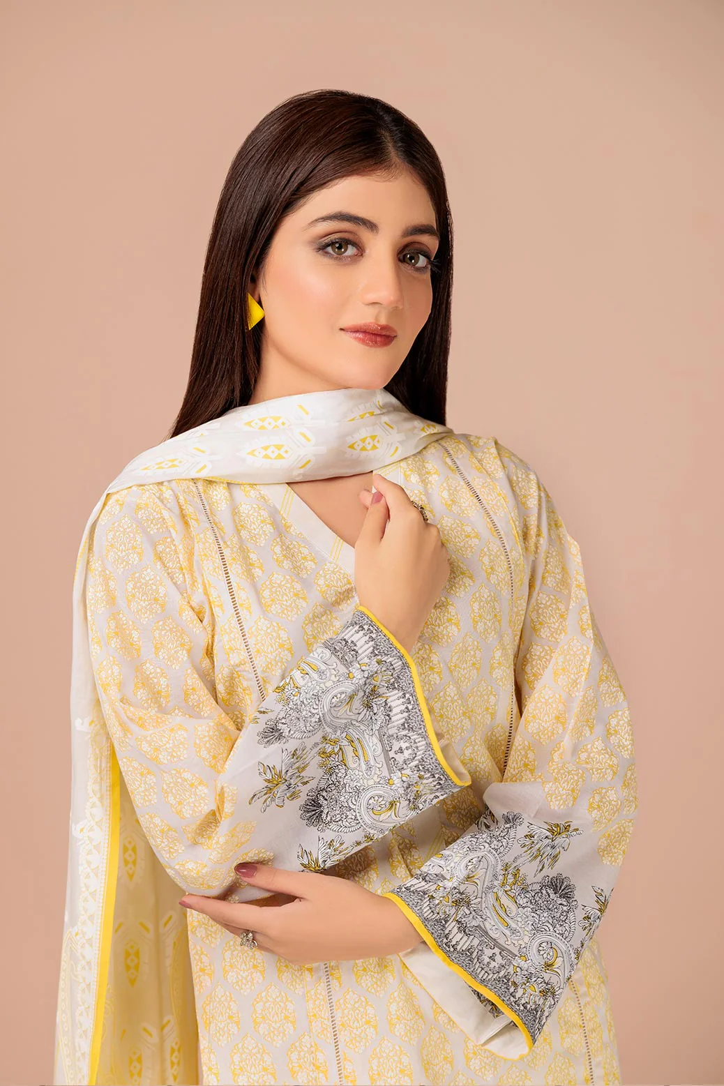 BAAD-E-NASEEM - 3 PC (RSR233P54) - Image 3