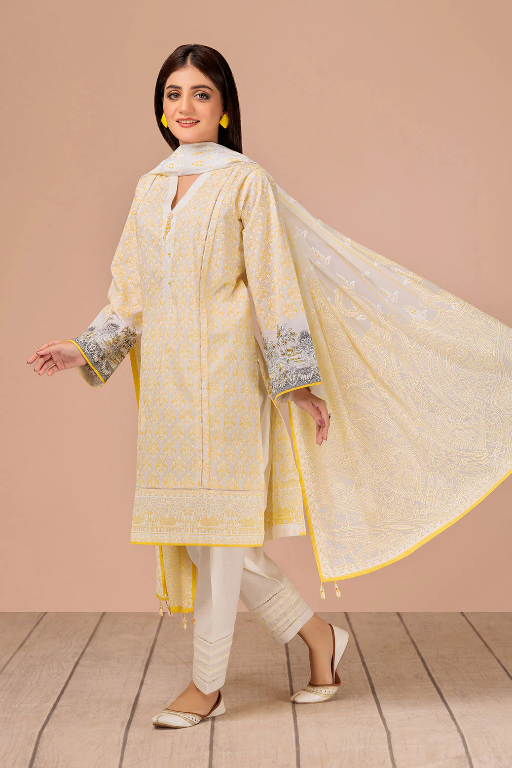 BAAD-E-NASEEM - 3 PC (RSR233P54) - Image 4