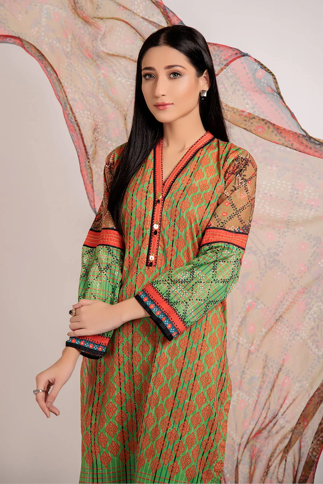 BANDHANI -  3 PC (ASO233P18) - Image 2