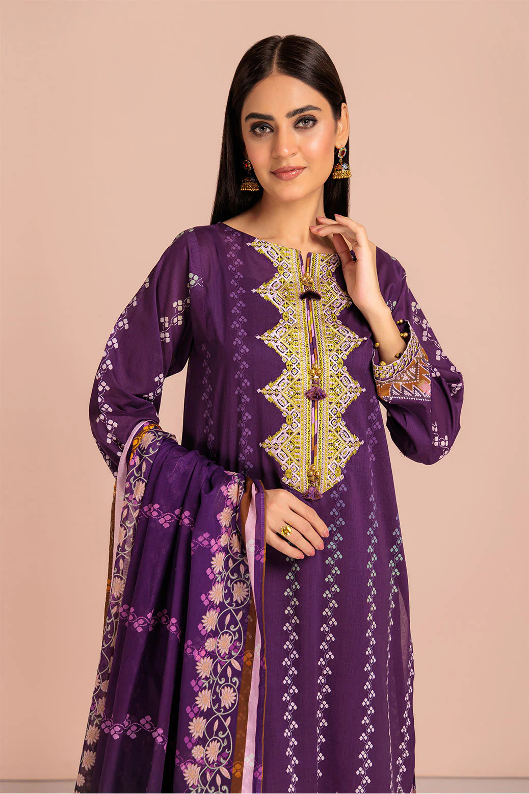 BARQ-E-TAJALLI -  3 PC (RSO233P92) - Image 2