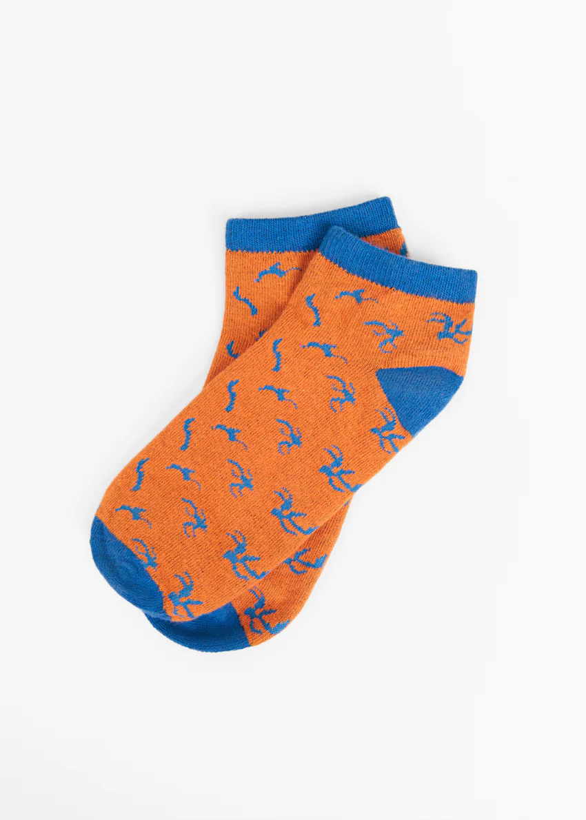 Orange Low Cut Socks (BCMTLO3)