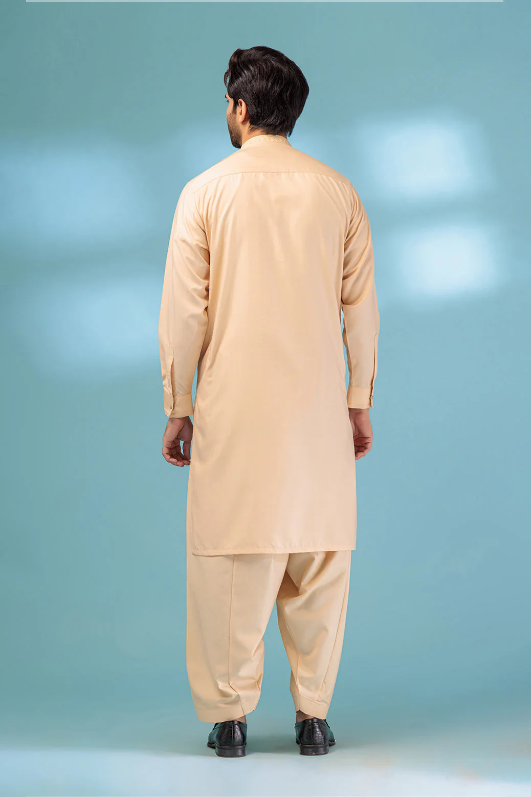 BEIGE-BLENDED-KURTA SHALWAR - (KSRB23-016) - Image 5