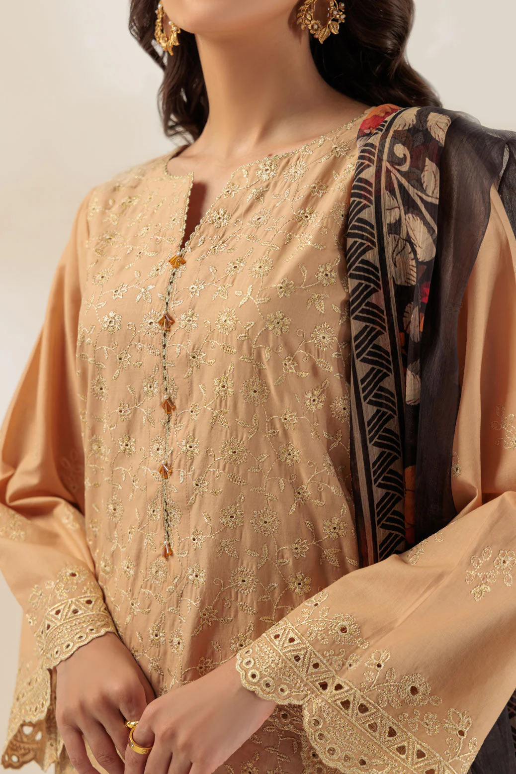 BEIGE-CAMBRIC-3 PIECE (6S24K3P043) - Image 2