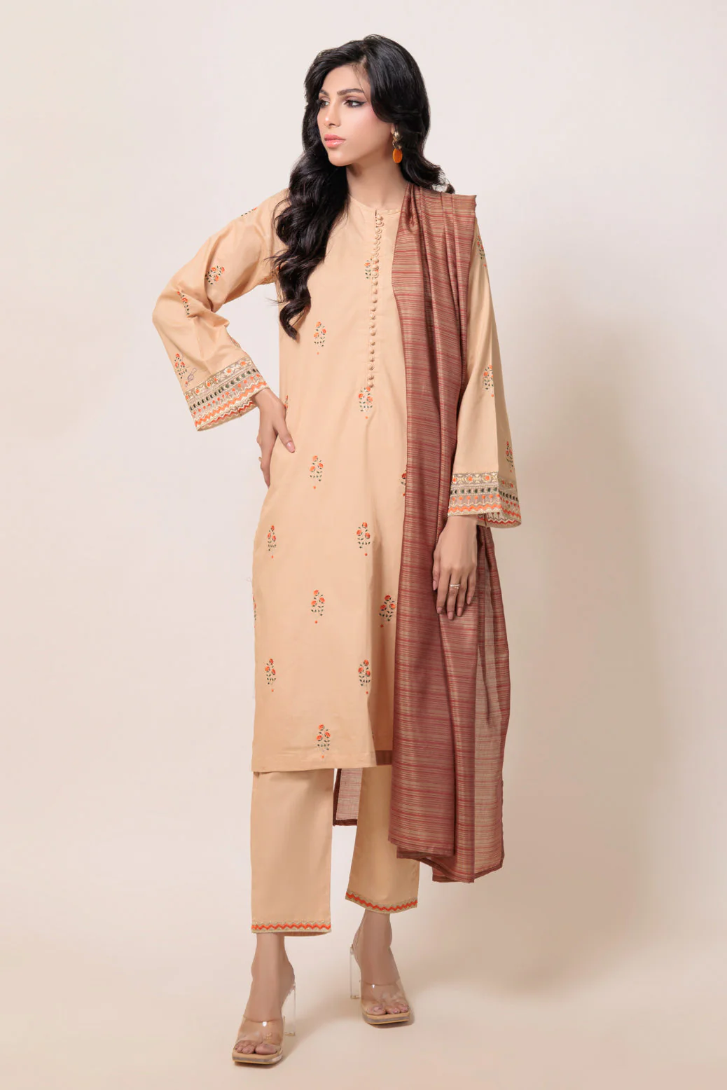 BEIGE-CAMBRIC-3 PIECE (PWS1243P09)