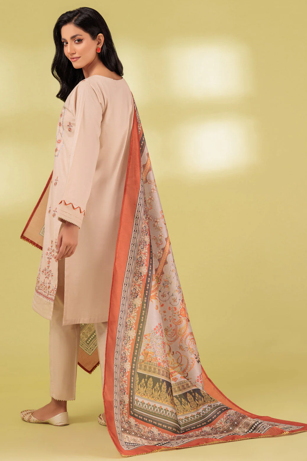 BEIGE-CAMBRIC-3 PIECE (SHS233P06) - Image 2