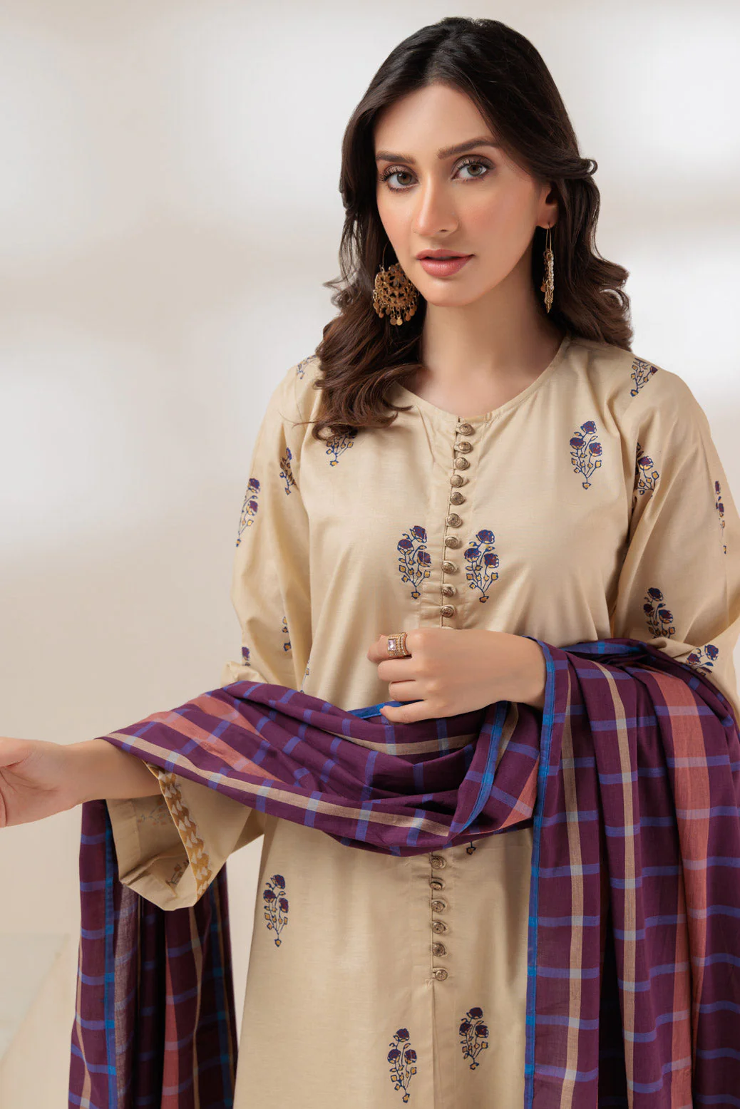 BEIGE-CAMBRIC-3 PIECE (SRLS233P01) - Image 2