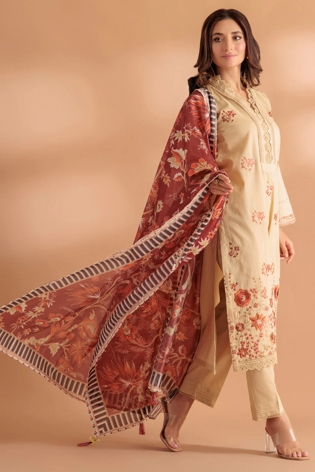 BEIGE-CAMBRIC-3 PIECE (SS5243P18) - Image 4