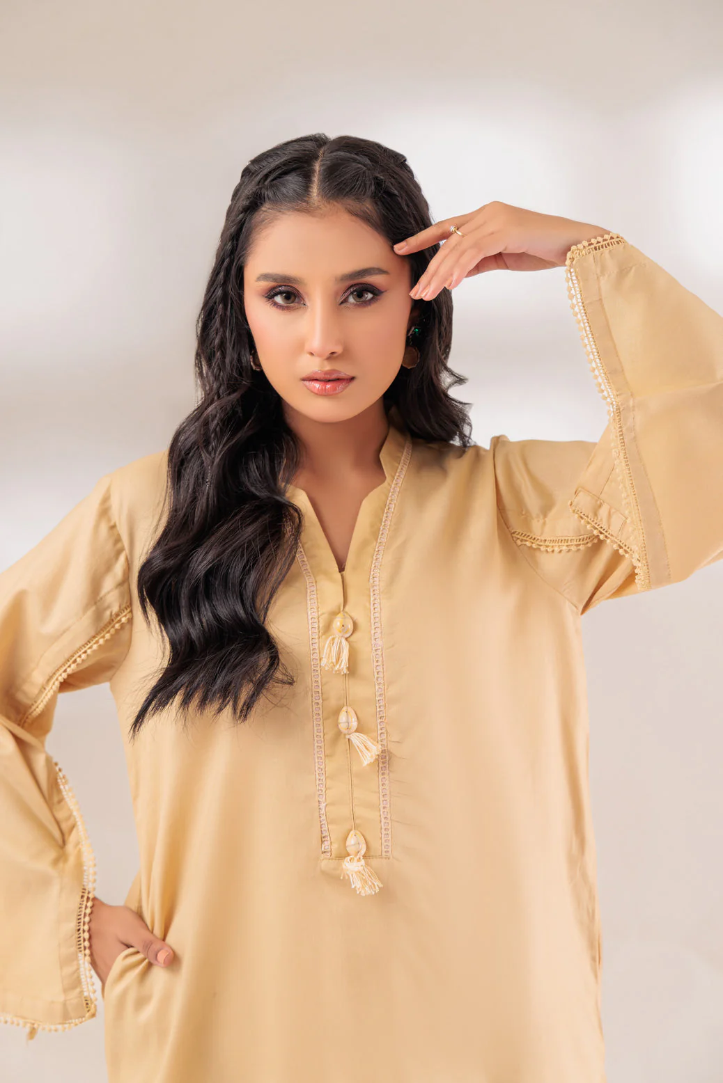 BEIGE-DOBBY-2 PIECE (SAS232P27) - Image 3