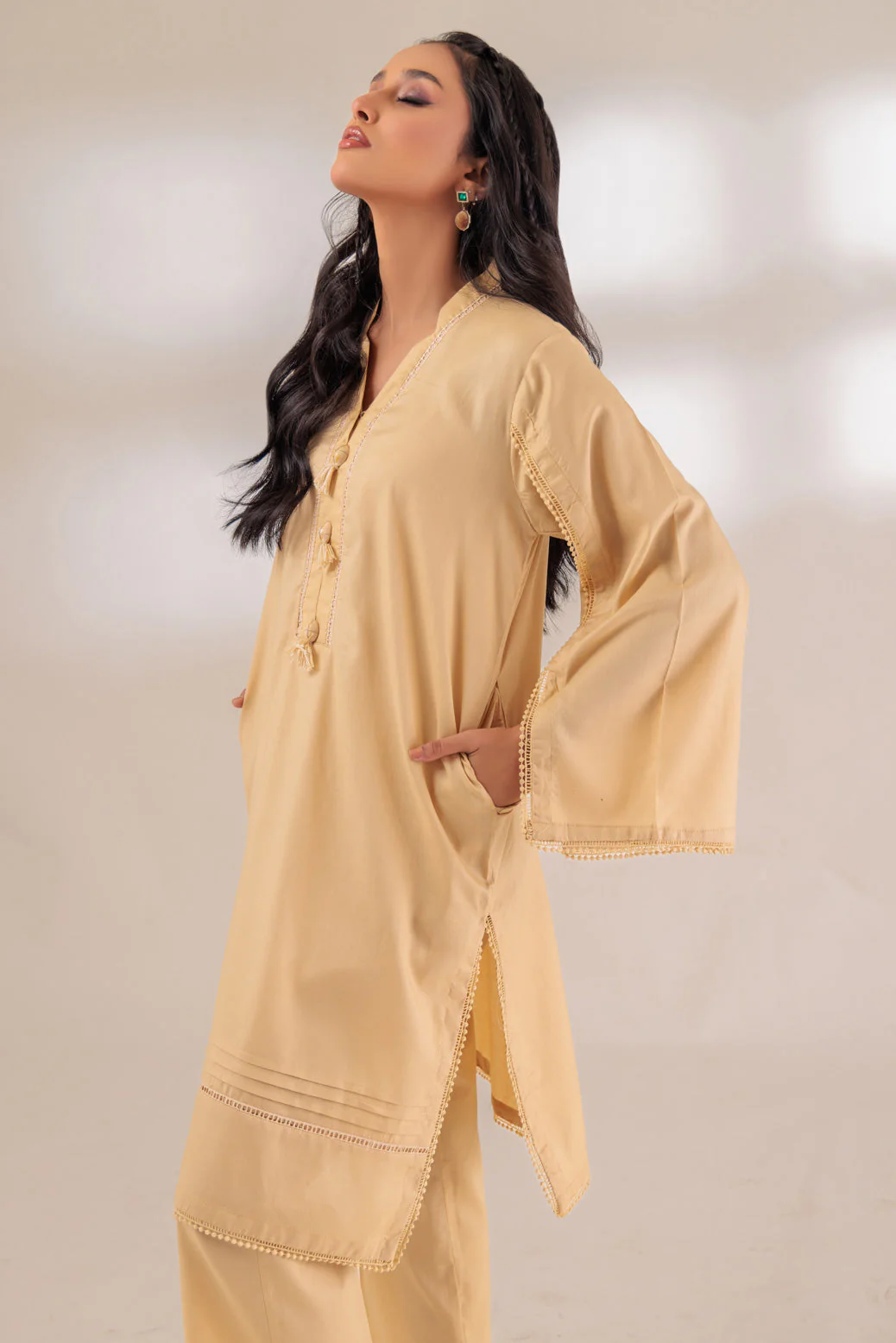 BEIGE-DOBBY-2 PIECE (SAS232P27) - Image 4