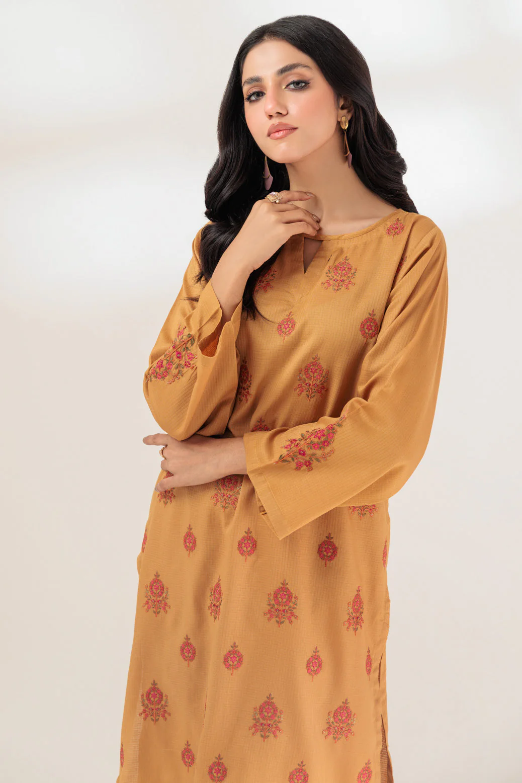 BEIGE-DYED DOBBY-2 PIECE (BSSS232P07) - Image 2