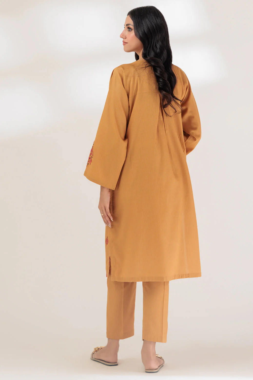 BEIGE-DYED DOBBY-2 PIECE (BSSS232P07) - Image 3