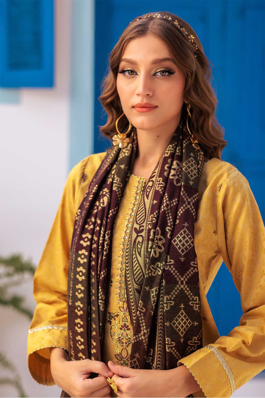 BEIGE-JACQUARD-3 PIECE (PWS5233P23) - Image 2