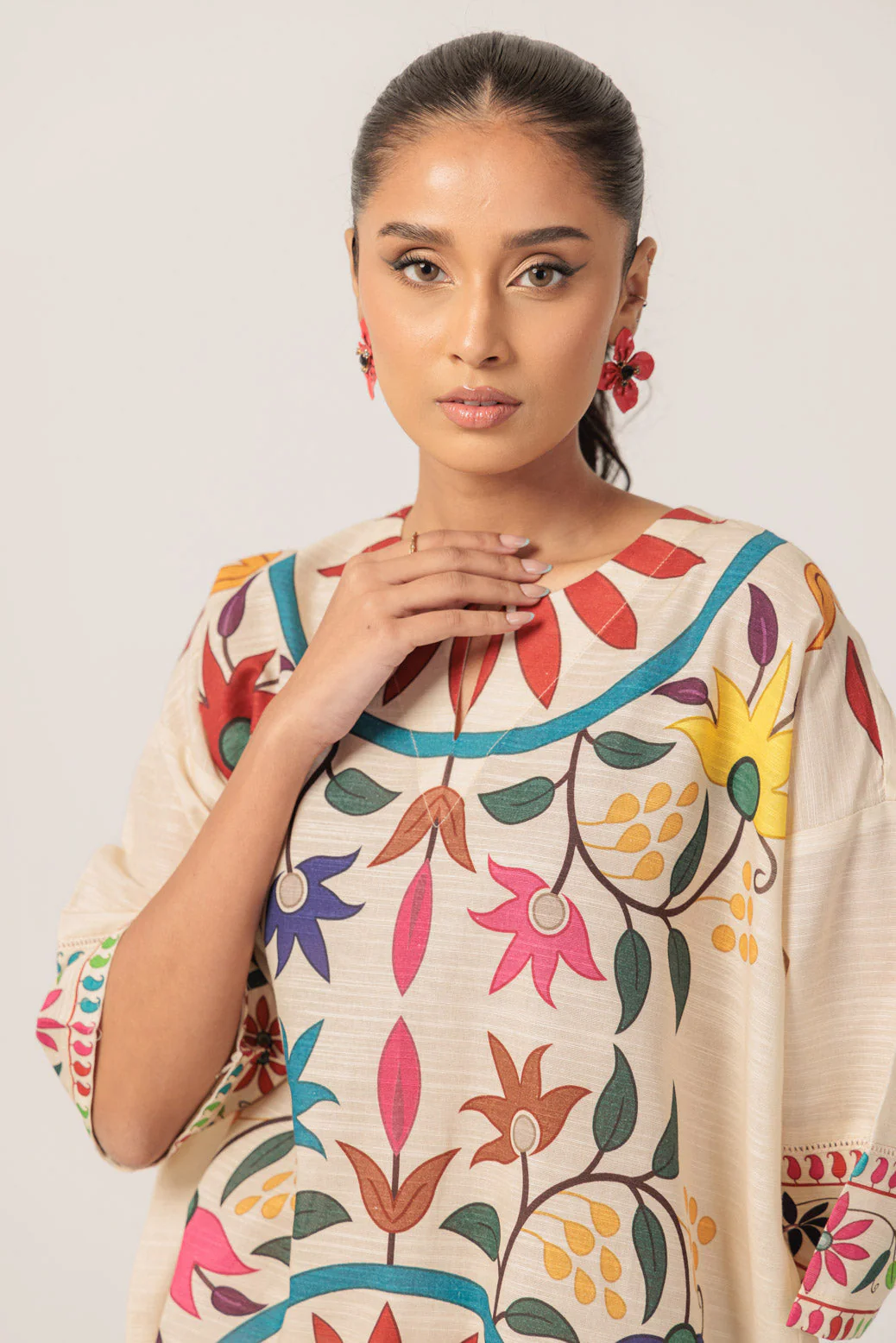 BEIGE-KHADDAR-2 PIECE (WS7242P21) - Image 4