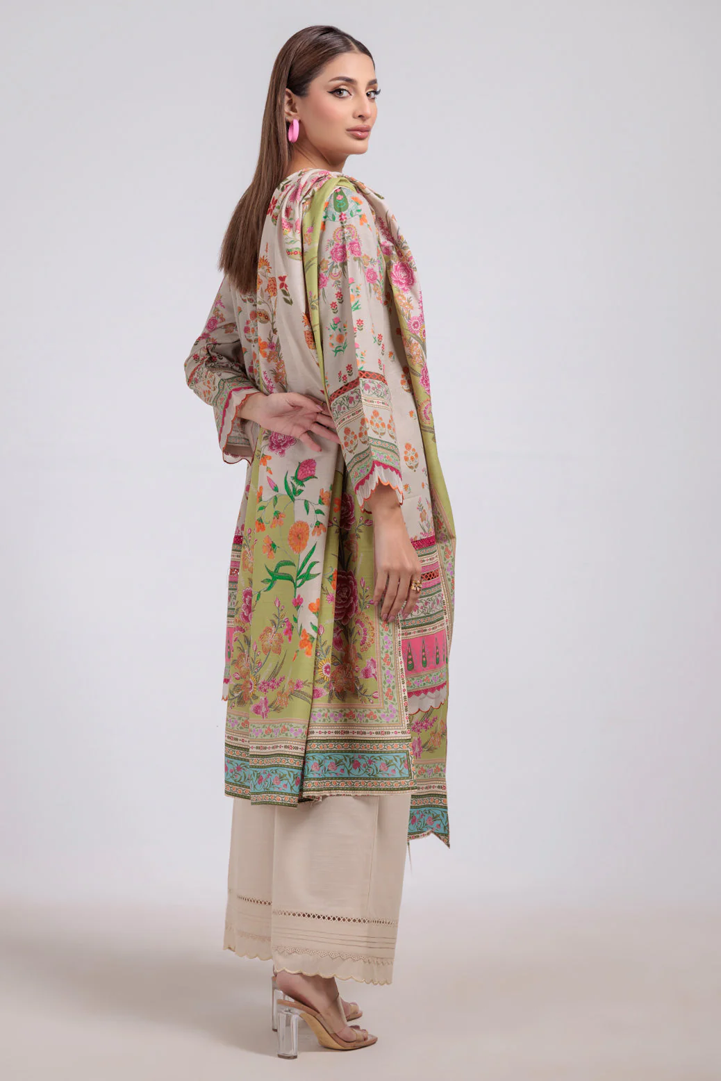 BEIGE-KHADDAR-3 PIECE (WS6243P35) - Image 5