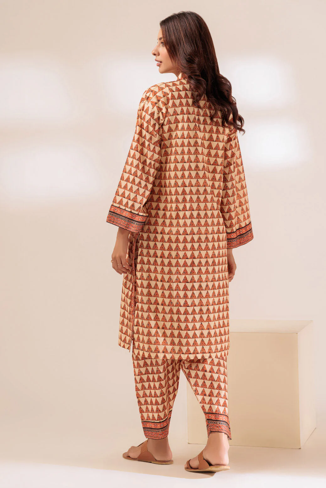 BEIGE-LAWN-2 PIECE (PWS1232P15) - Image 5