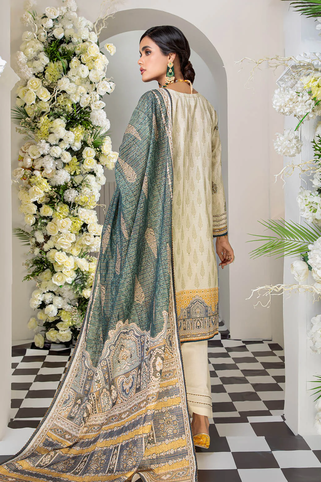 BEIGE-LAWN-3 PIECE (ARNS223P05) - Image 4