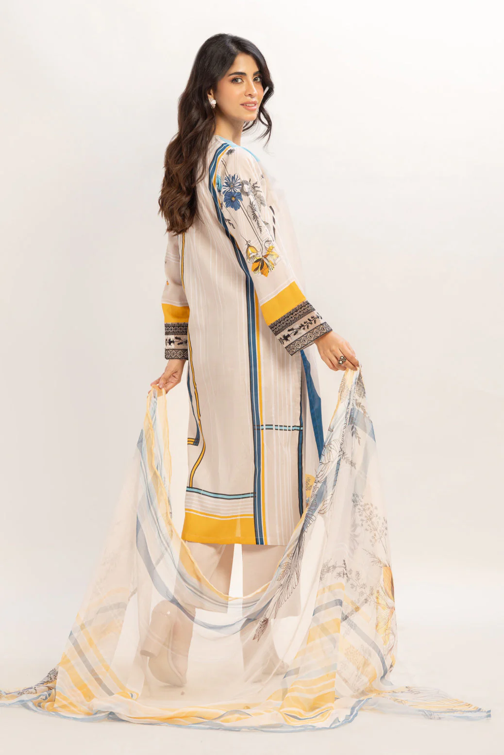 BEIGE-LAWN-3 PIECE (BPS2243P07) - Image 5