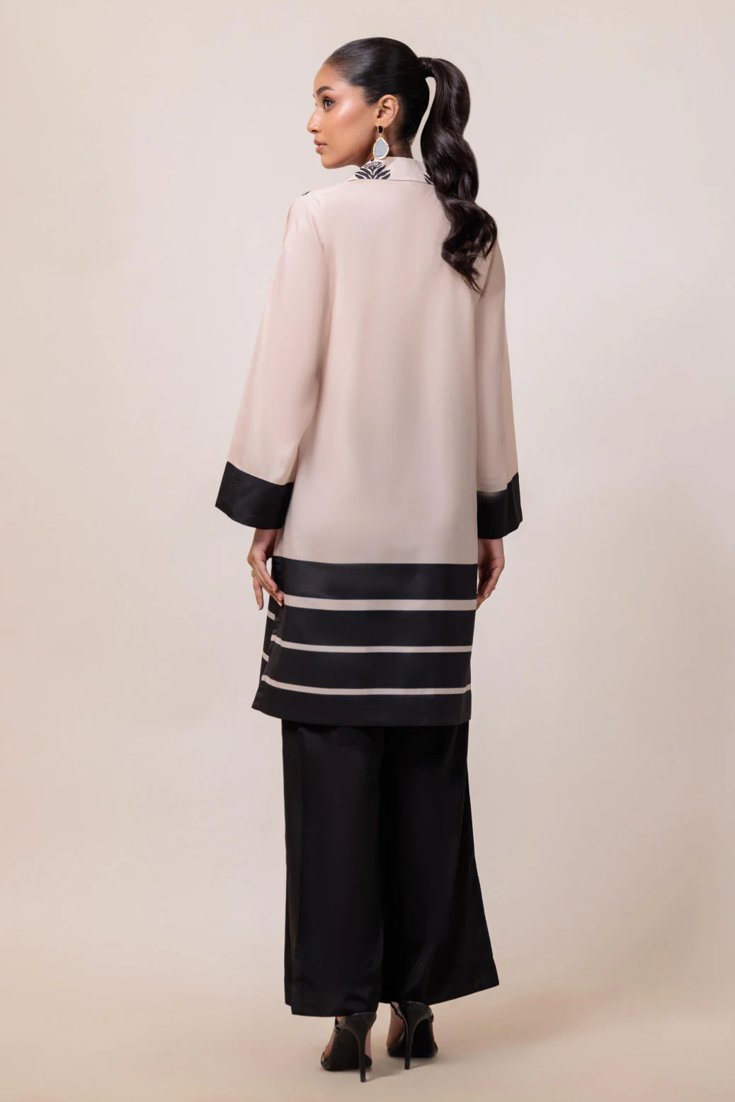 BEIGE-POLY CREPE-2 PIECE (WS7242P08) - Image 4