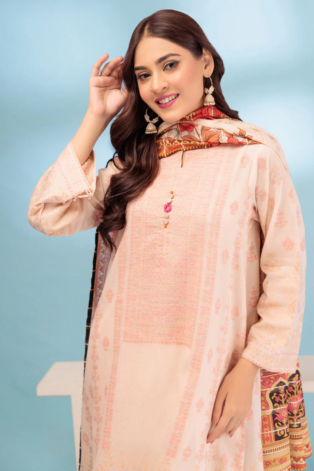 BEIGE-SPACE DYED-3 PIECE (BSSS233P17) - Image 2