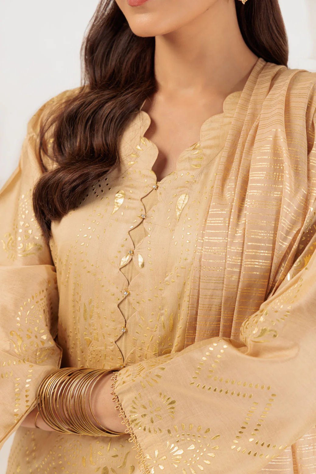 BEIGE-VISCOSE-3 PIECE (BPS5243P19) - Image 2