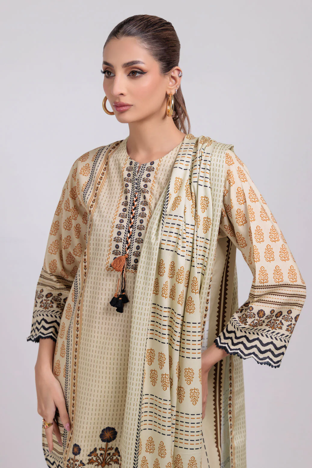 BEIGE-VISCOSE-3 PIECE (WS6243P72) - Image 2
