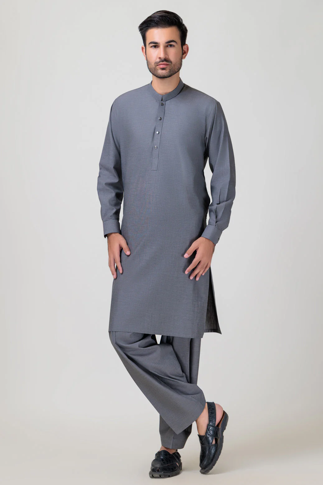 BLACK-BLENDED-KURTA SHALWAR - (KSRB23-021) - Image 3