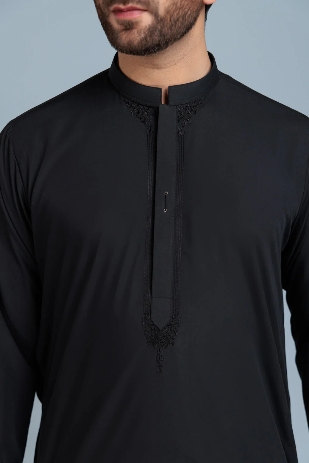BLACK-BLENDED-KURTA SHALWAR (KSRS23-040) - Image 3
