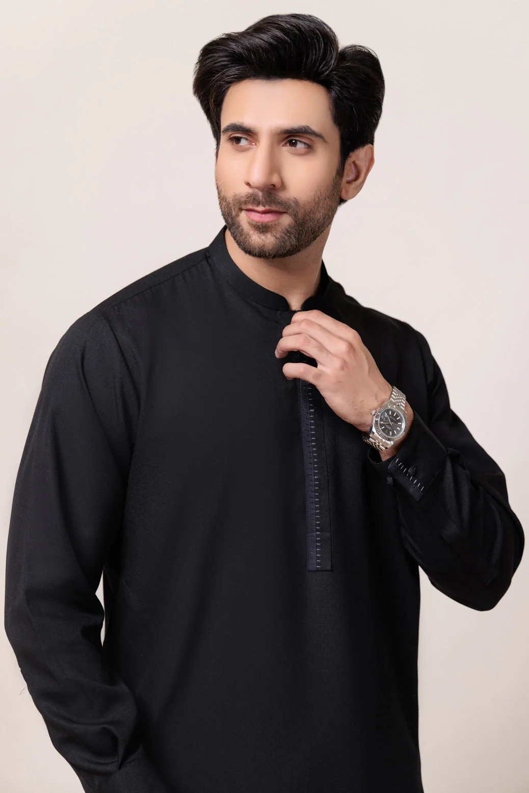 BLACK-BLENDED-KURTA SHALWAR - (KSRW24-020) - Image 5