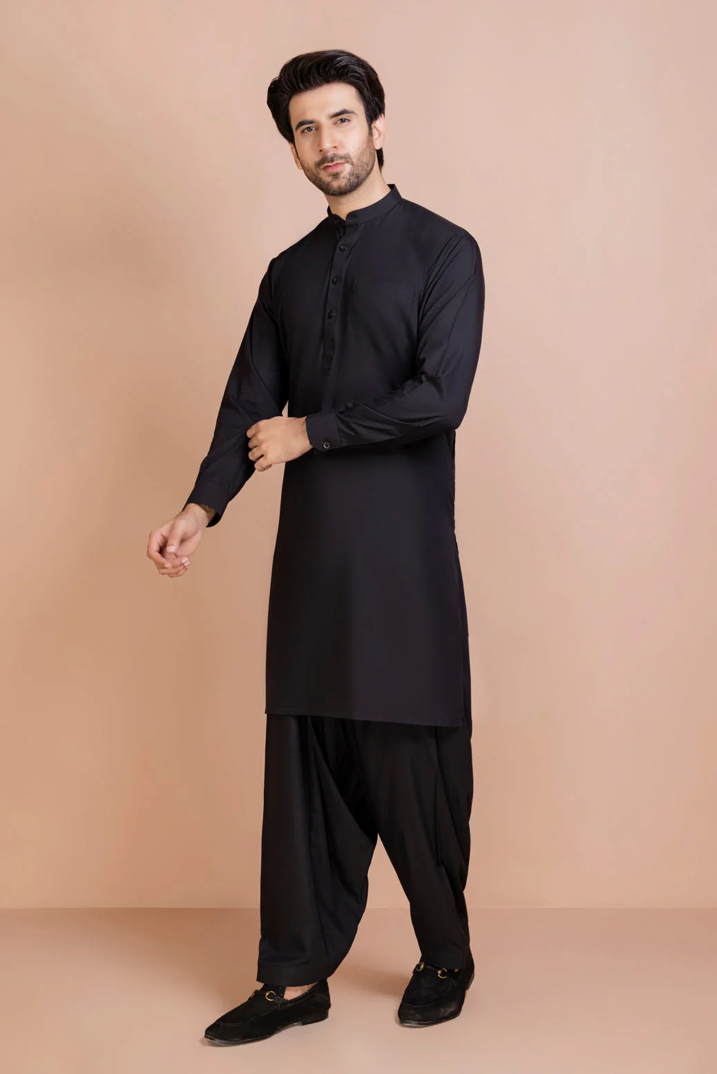BLACK-BLENDED-SHALWAR SUIT (GSBB22-001) - Image 3