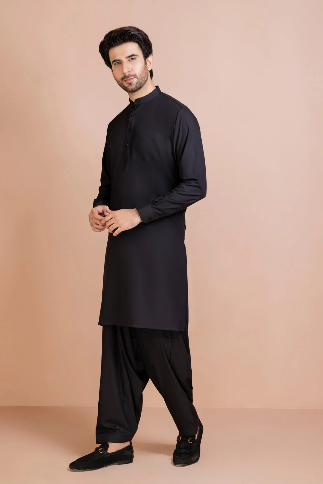 BLACK-BLENDED-SHALWAR SUIT (GSBB22-001) - Image 4