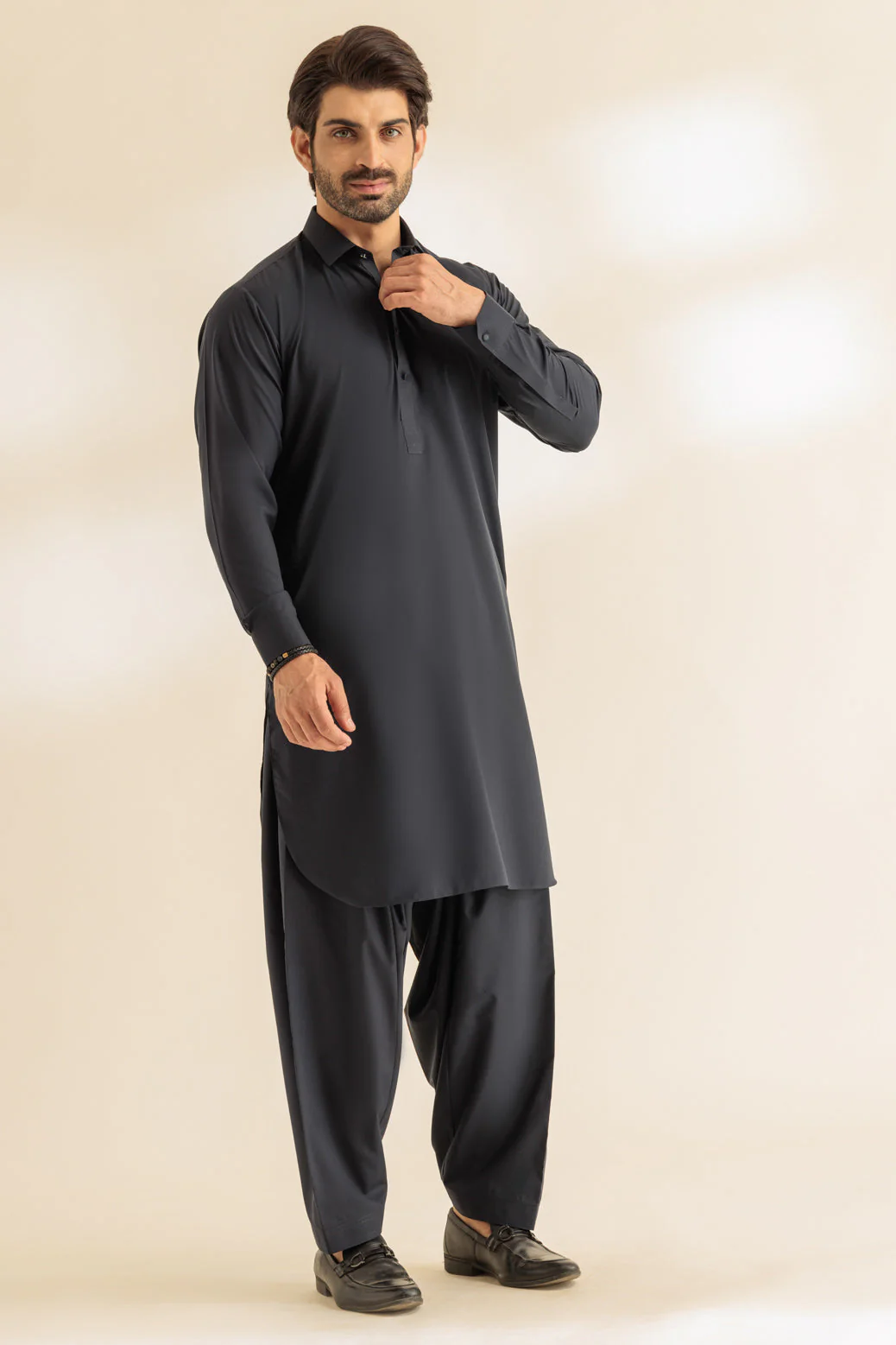 BLACK-BLENDED-SHALWAR SUIT - (GSSS24-020) - Image 3