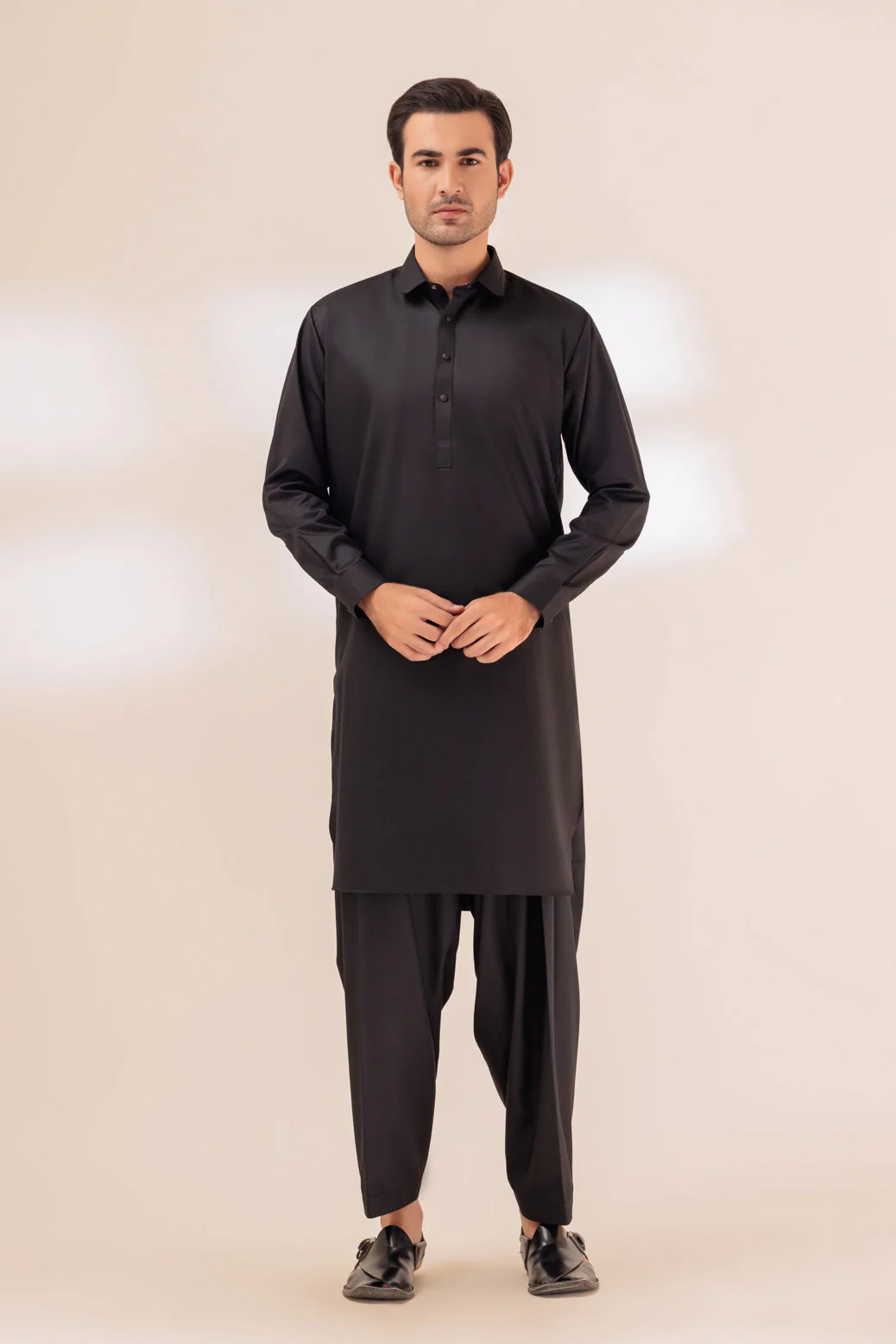 BLACK-BLENDED-SHALWAR SUIT - (GSSW23-080) - Image 3