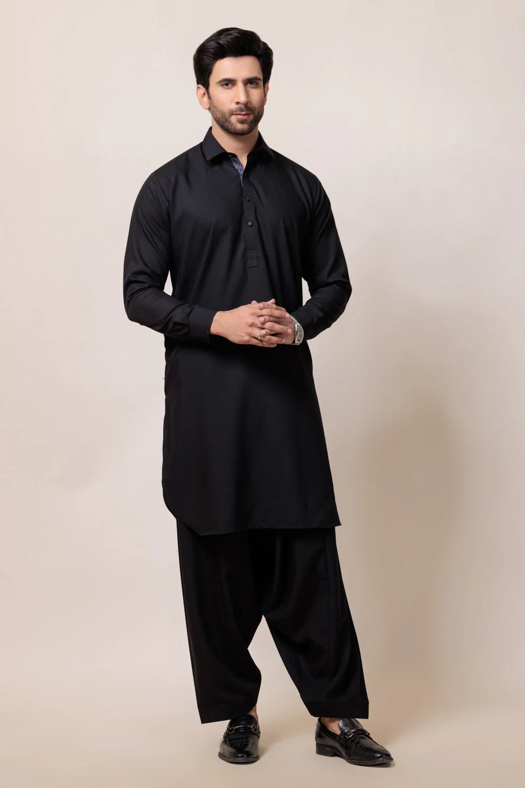 BLACK-BLENDED-SHALWAR SUIT - (GSSW24-019) - Image 2