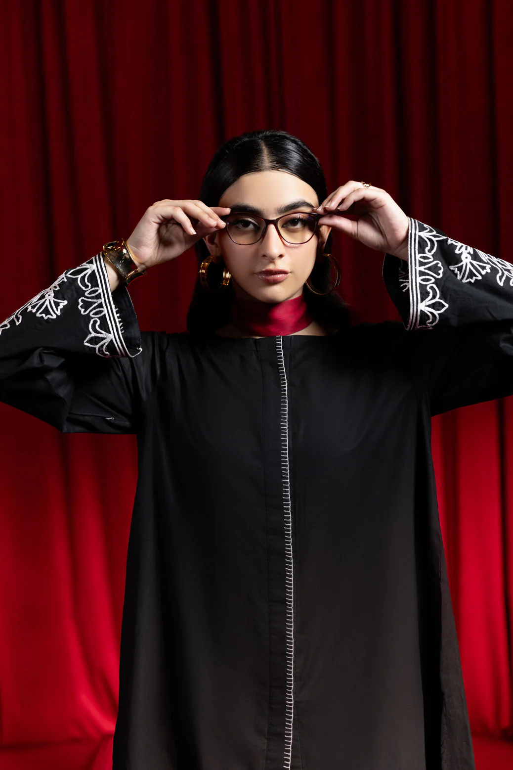 BLACK-CAMBRIC-2 PIECE (BS1242P01) - Image 2