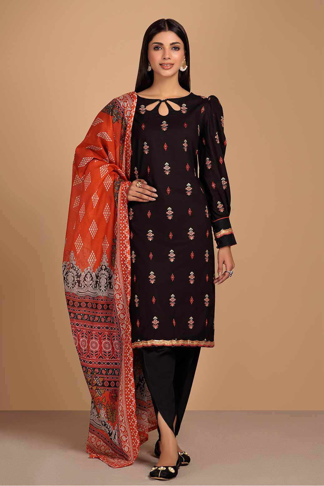 BLACK-CAMBRIC-3 PIECE (BSSS233P04) - Image 3