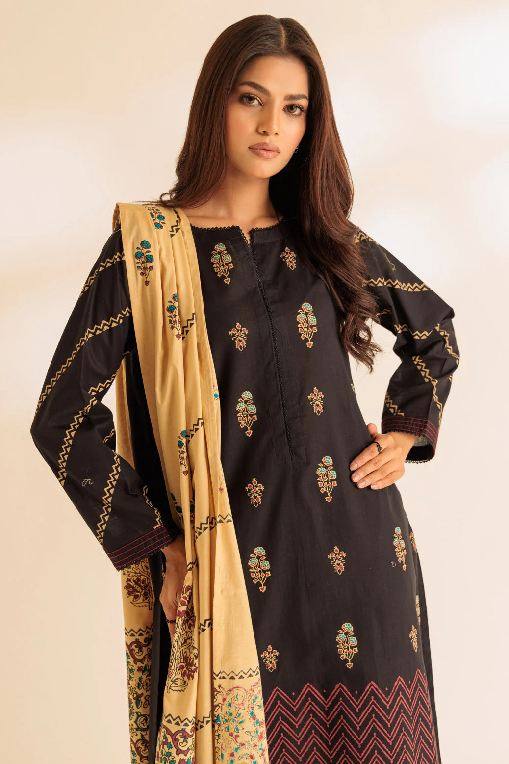 BLACK-CAMBRIC-3 PIECE (SS6243P09) - Image 4