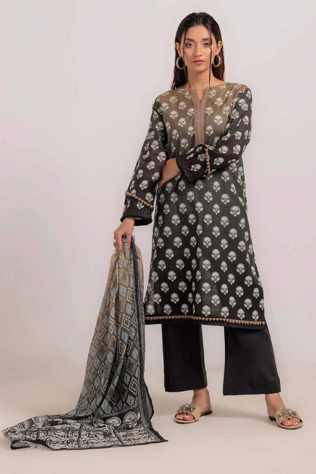 BLACK-CAMBRIC-3 PIECE (WS2243P17) - Image 2