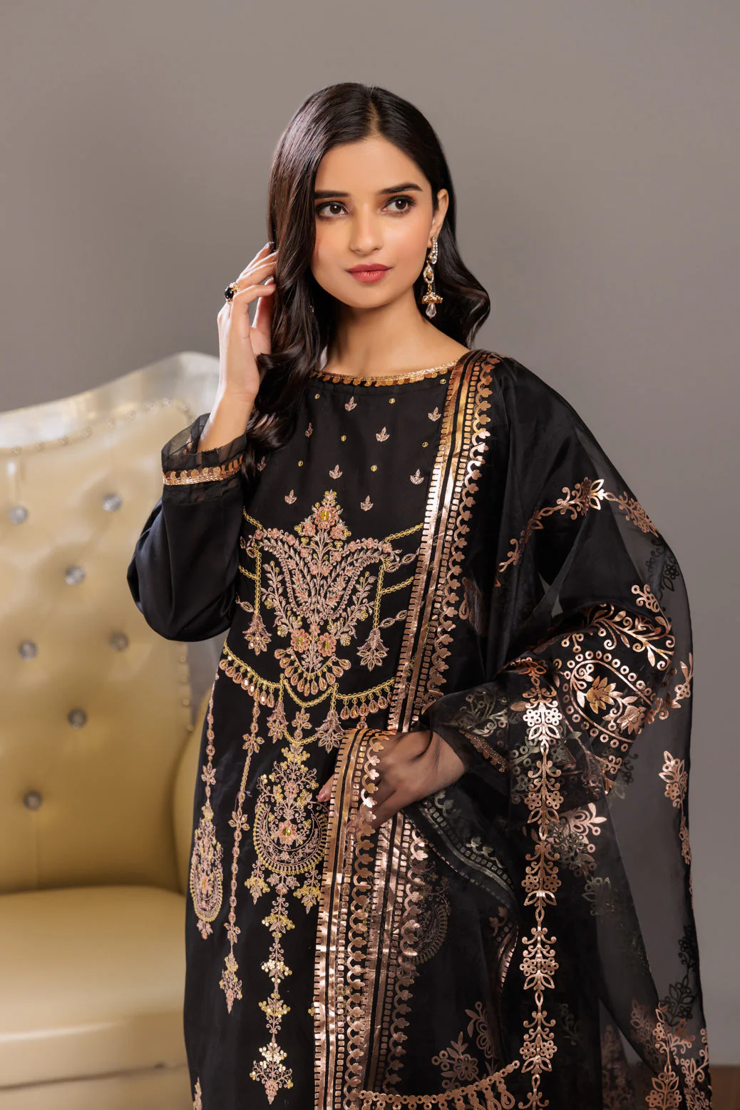 BLACK-CORDUROY-3 PIECE (CD3H223P04) - Image 2