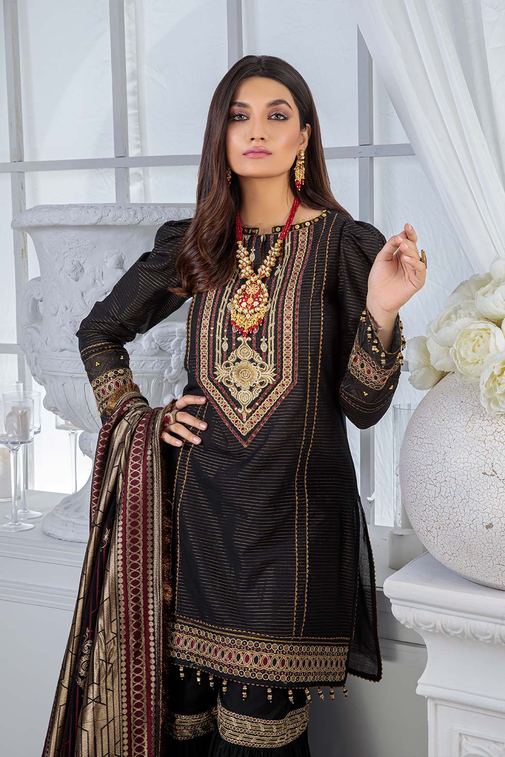 BLACK-DOBBY-3 PIECE (ARNS223P11) - Image 4