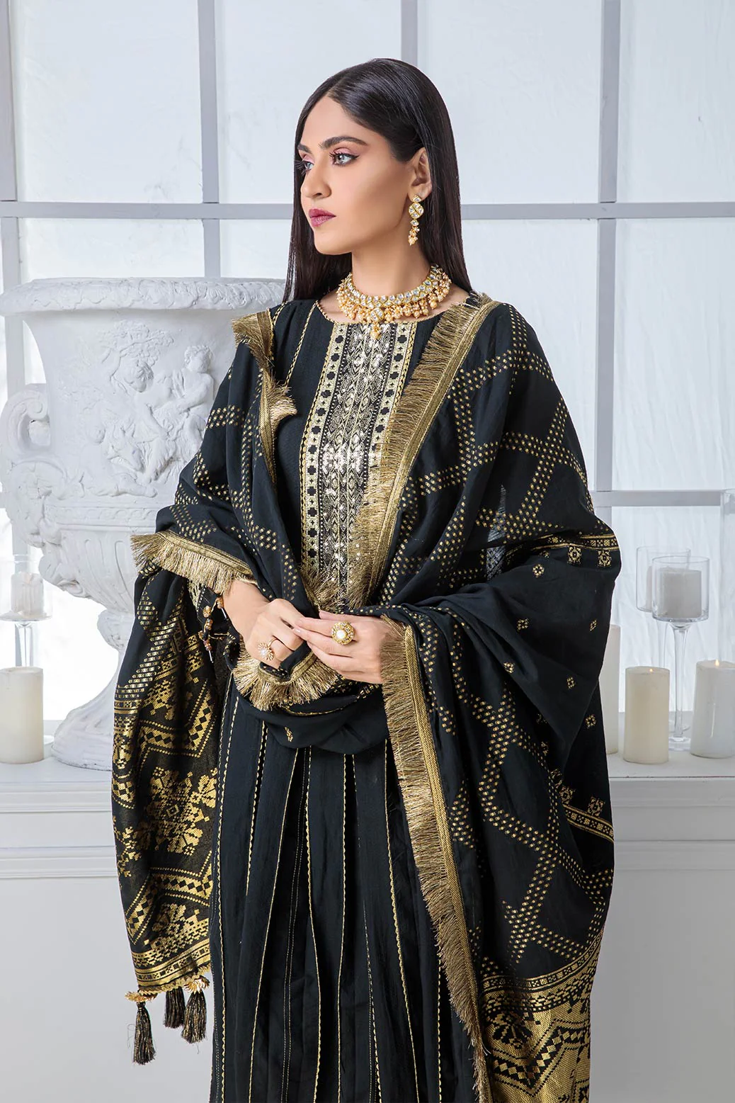 BLACK-DOBBY-3 PIECE (ARNS223P15) - Image 4