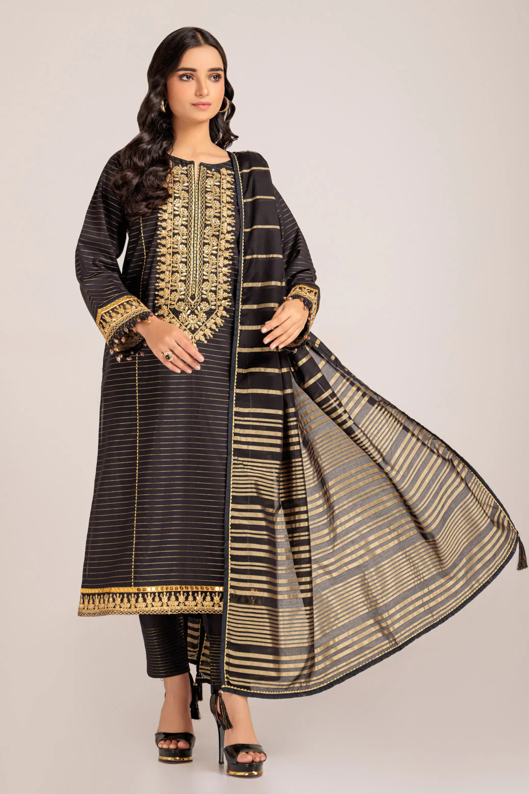 BLACK-DOBBY-3 PIECE (R3S223P05) - Image 2