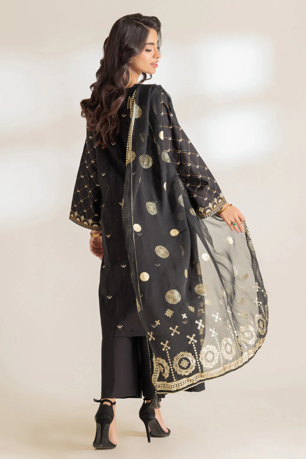 BLACK-JACQUARD-3 PIECE (BS5243P12) - Image 5