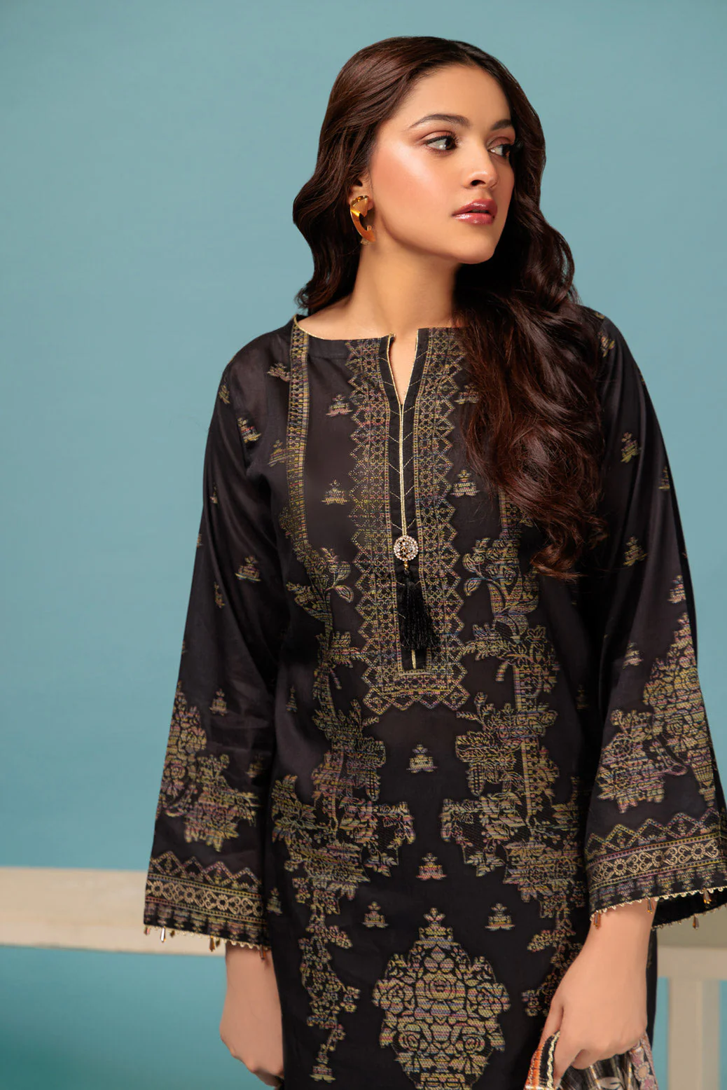 BLACK-JACQUARD-3 PIECE (BSRS233P14) - Image 2