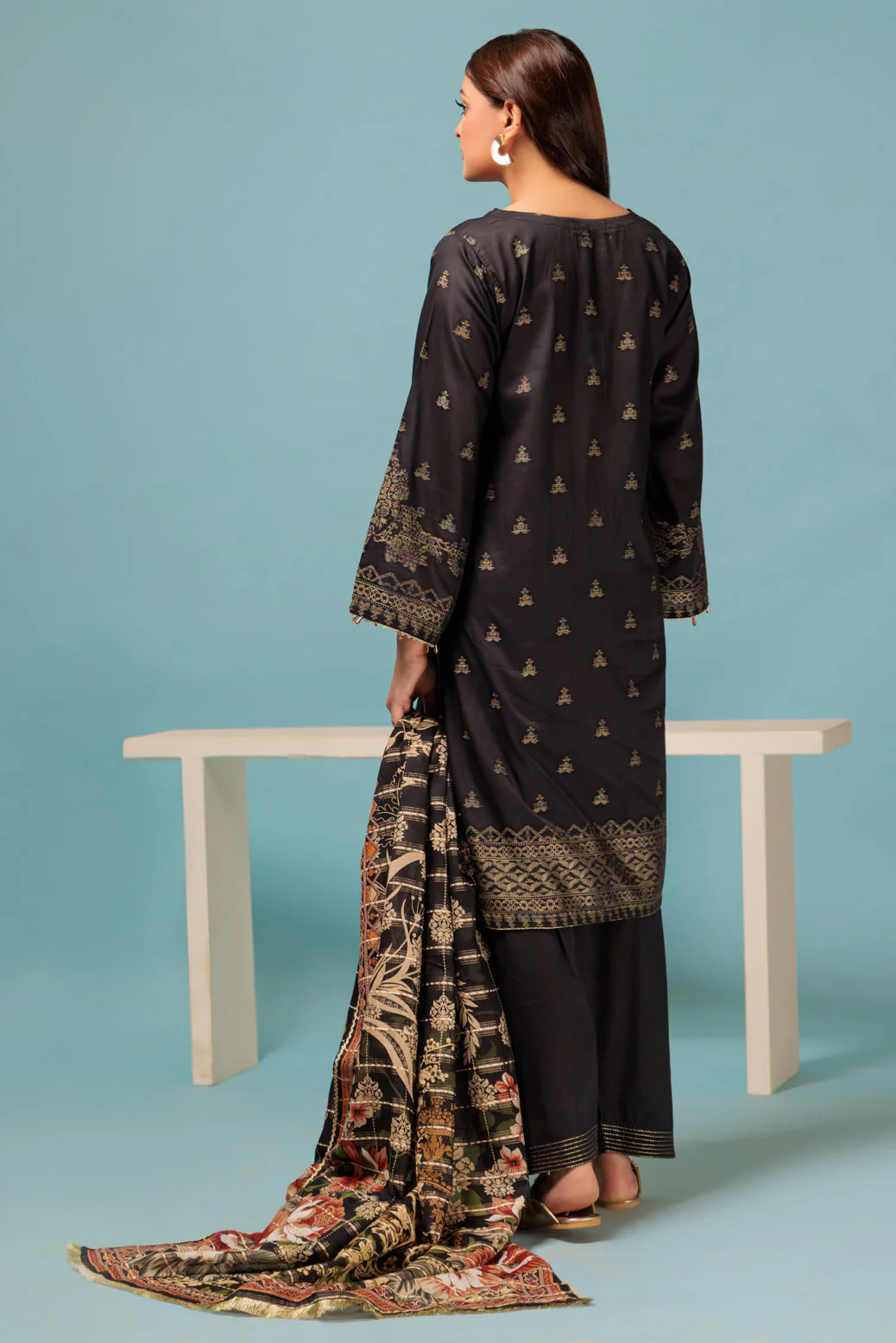BLACK-JACQUARD-3 PIECE (BSRS233P14) - Image 4