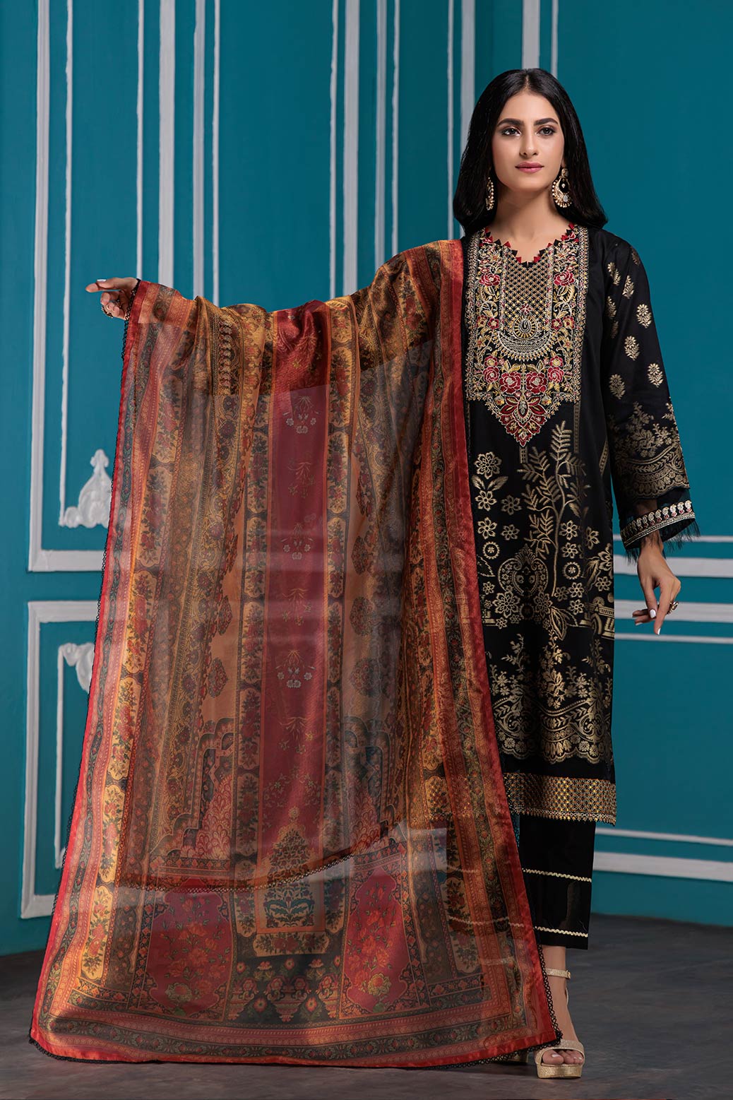BLACK-JACQUARD-3 PIECE (BU1H223P07) - Image 3