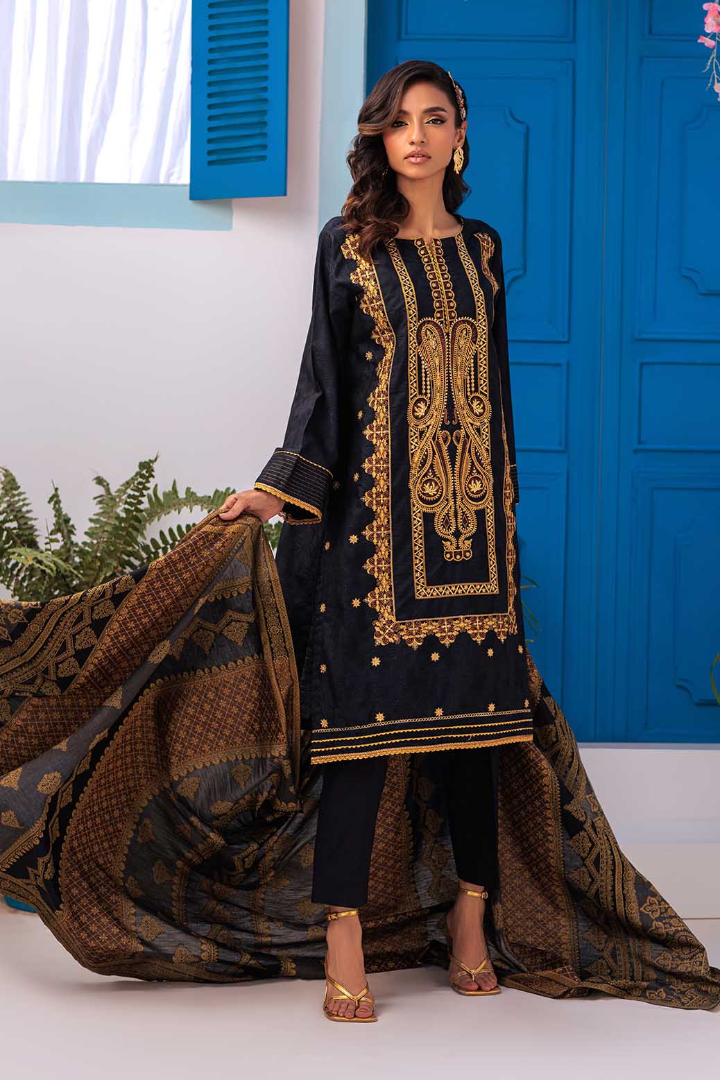 BLACK-JACQUARD-3 PIECE (PWS5233P25) - Image 2