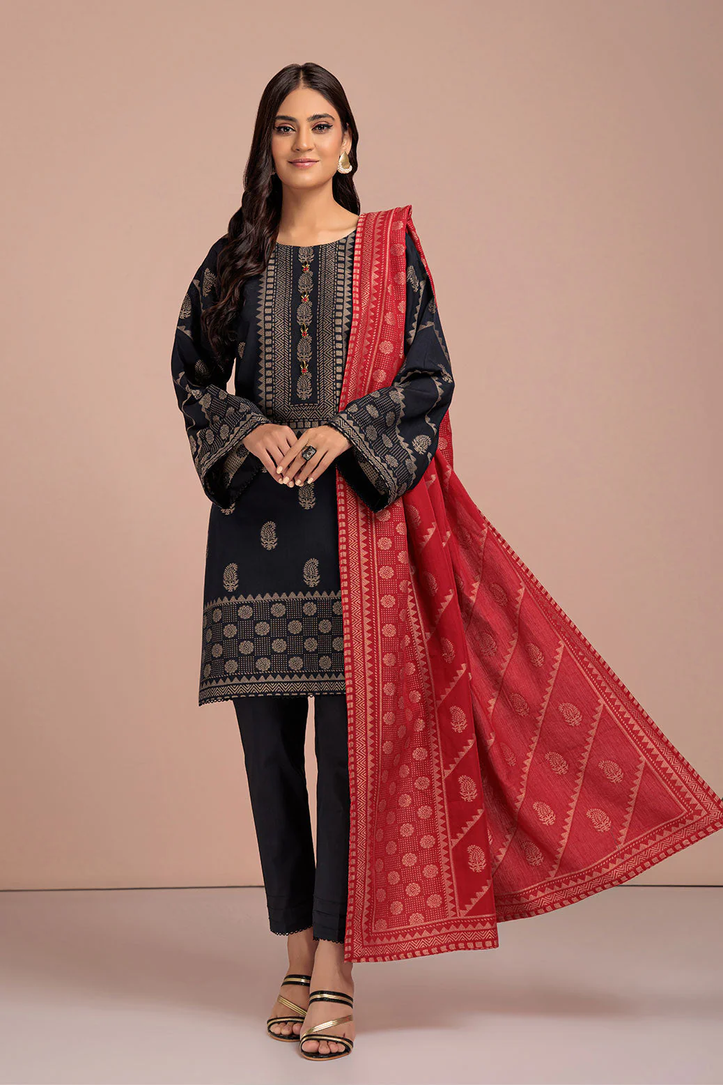 BLACK-JACQUARD-3 PIECE (RBN233P27A) - Image 2