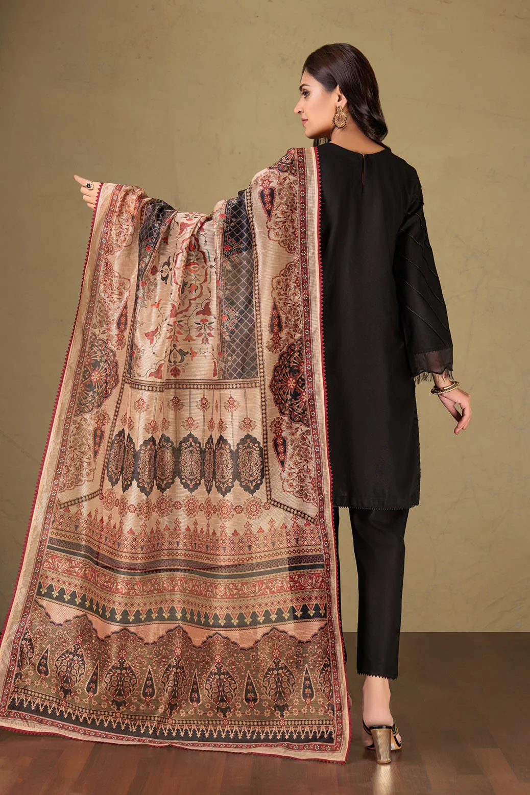 BLACK-KARANDI-3 PIECE (HR2W223P07) - Image 4