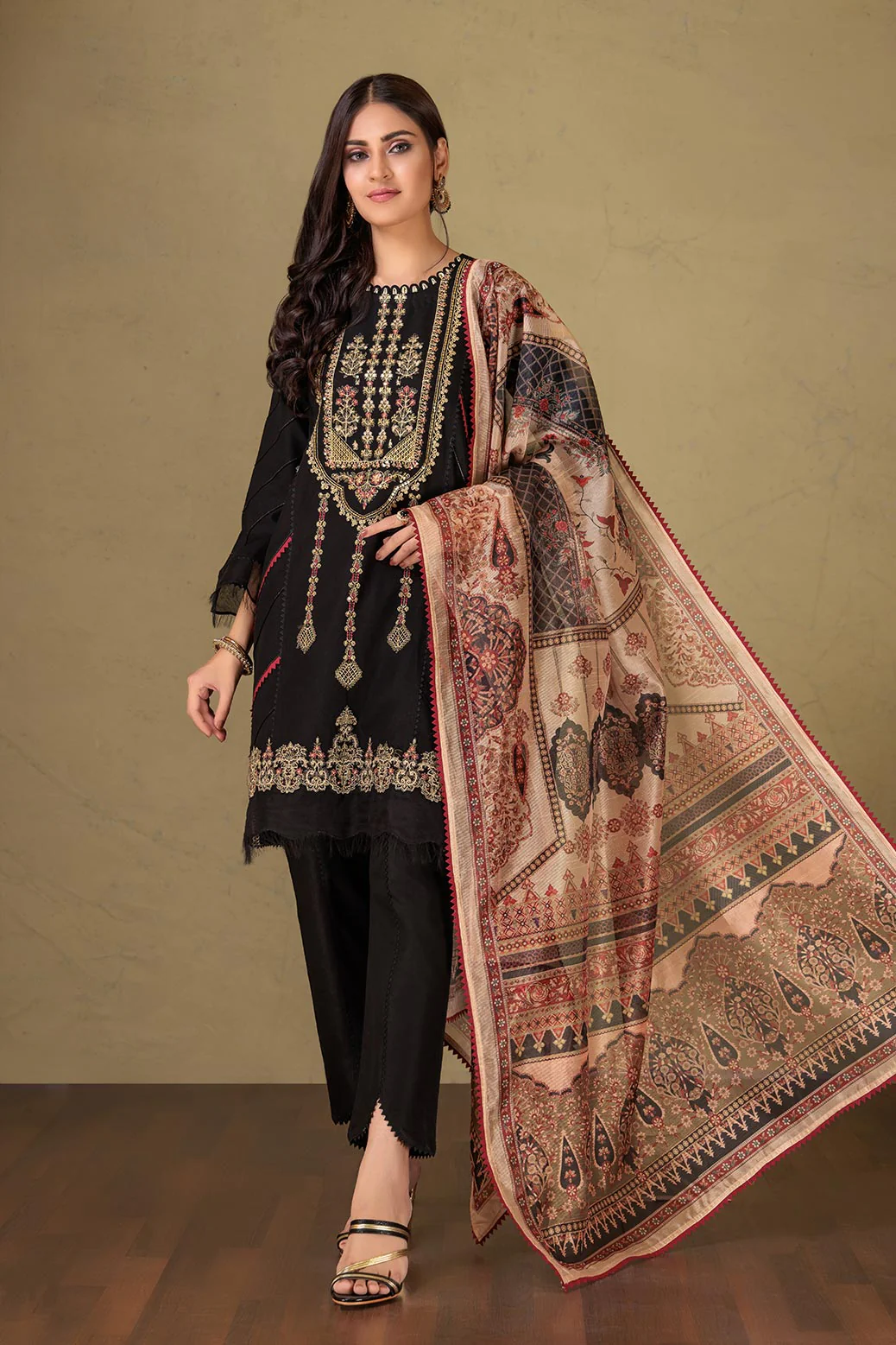 BLACK-KARANDI-3 PIECE (HV2R223P07) - Image 2